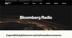 Desktop Screenshot of bloombergradio.com
